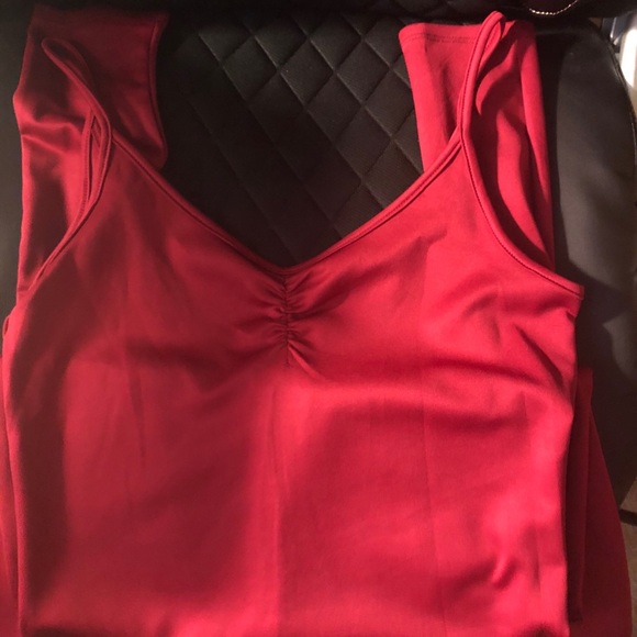 ALICE LA Red Red Jumpsuit-Junior Plus - Picture 3 of 4